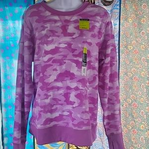 Purple Camo Sweatshirt NWT